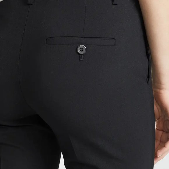 Theory Treeca Trouser Black Size 2 - Picture 2 of 5